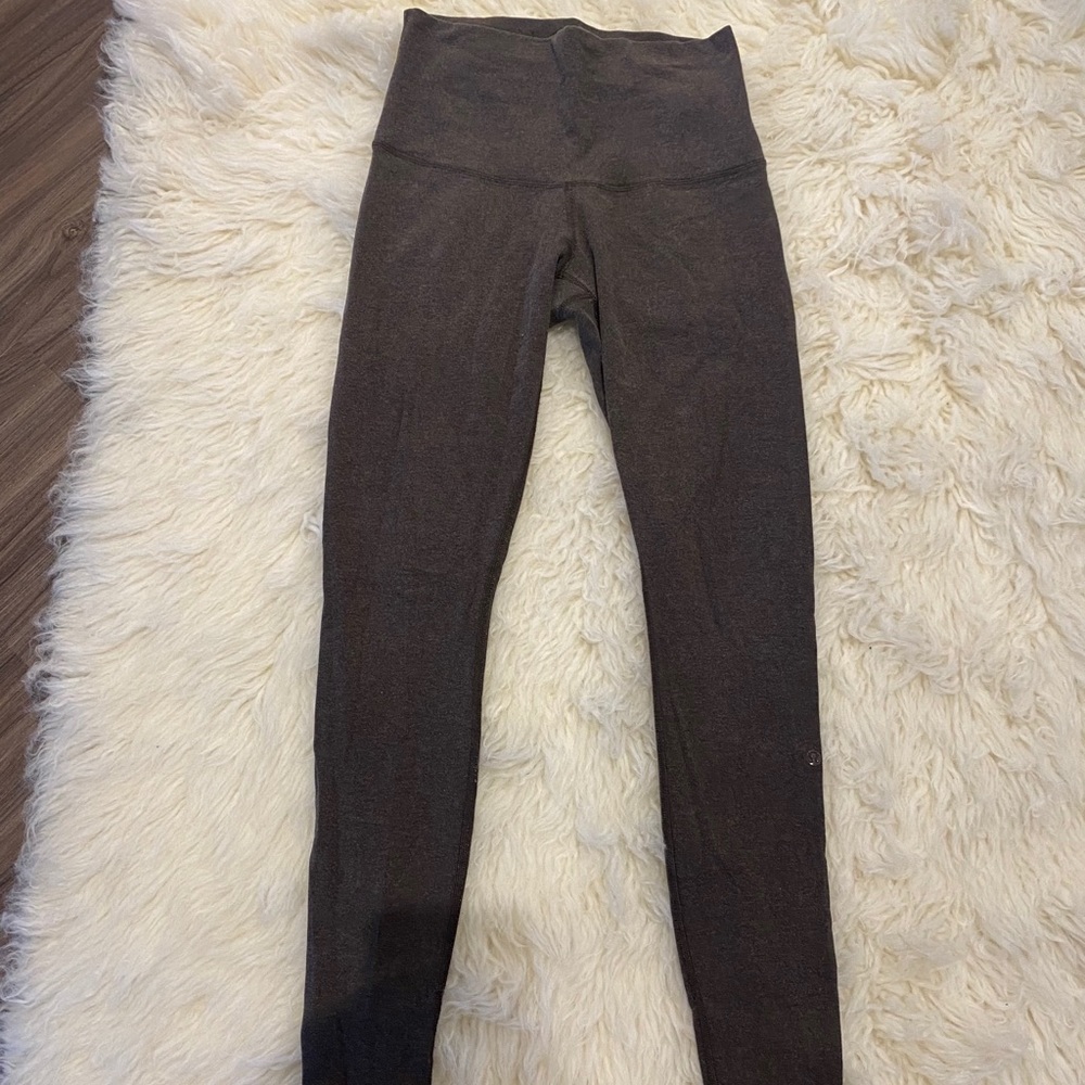 Brown lululemon High waste leggings